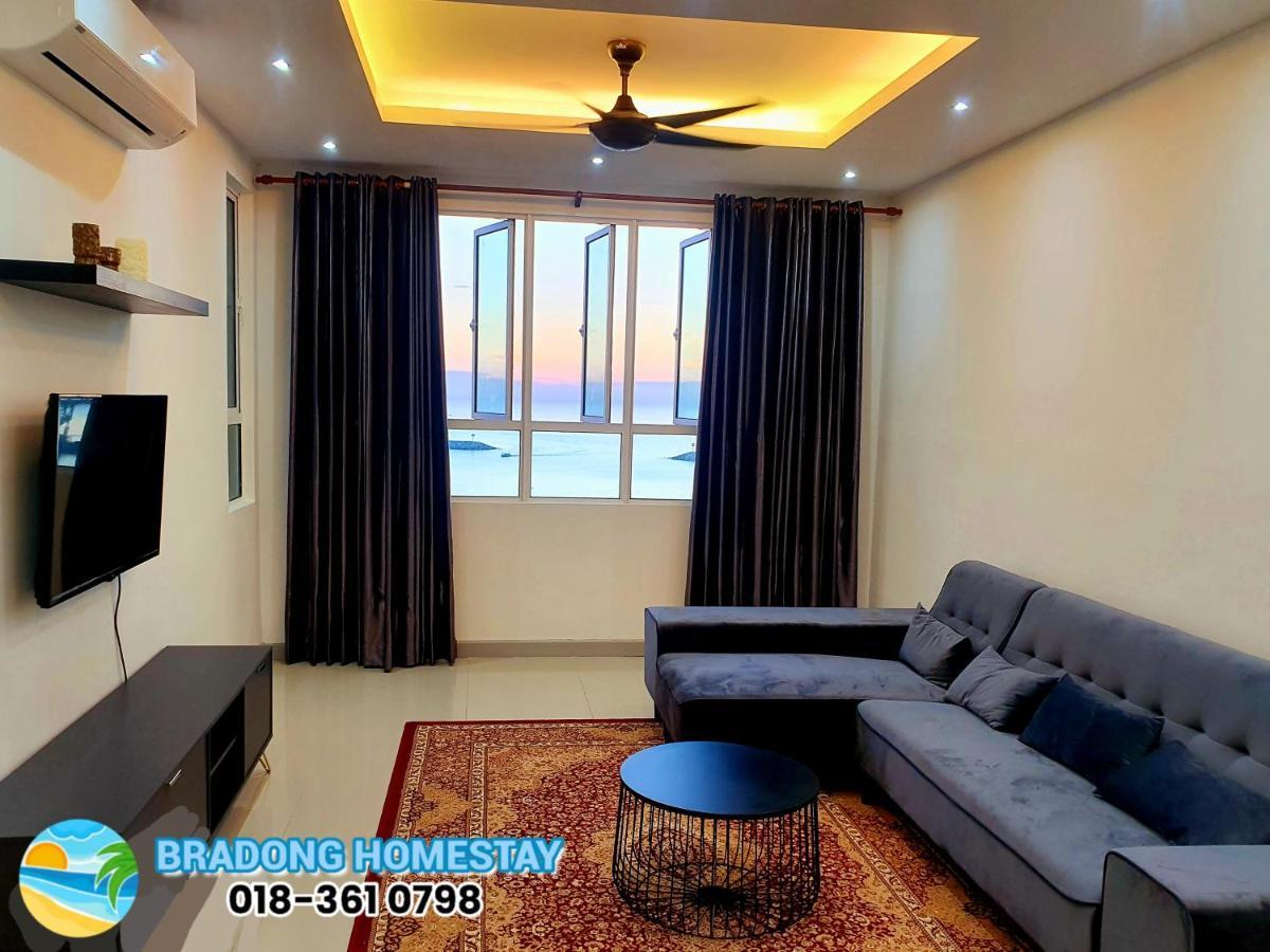 Bradong Homestay - Musllm Only, 3 Queen Bedrooms, Seaview, Infinity Pool, Gym, Near Drawbridge & Ktcc Mall Kuala Terengganu Luaran gambar